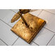 Fun Finial 1 Light Gold Leaf with Antique Wall Sconce Wall Light